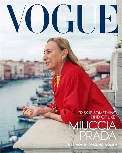 vogue italia prada cover|miuccia prada cover.